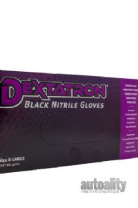 Dextatron Black Nitrile Gloves | X-Large - 100/box