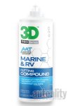 3D 620 Marine & RV Cutting Compound - 32 oz | Removes P1000 Grit Scratches, Oxidation & Swirls | High-Cut, No Filler, Low Dust Formula