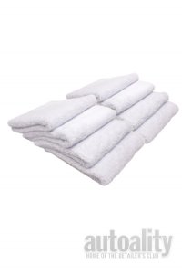 Autofiber Elite Edgeless Microfiber Towel - White | 10-pk