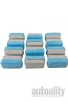 Autofiber Saver Half Microfiber Half Suede Applicator - 12-pk | Blue/Grey | Mini