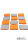 Autofiber Saver Microfiber Applicator - 12-pk | Orange/Grey | Thin