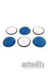 Autofiber U.F.O. Upholstery/Fabric Orbital Microfiber Pads - 3 Inch | 6-pk