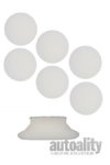 Buff and Shine 192CR | 1" Uro-Tec White Finishing Foam Pad - 6pk