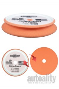 Buff and Shine 680EG | 6 Inch EdgeGuard Agent Orange Medium Polishing Foam Pad 