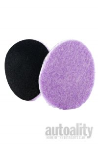 Lake Country Purple Foamed Wool Cutting Pad - 5.5" x .25" | For 5" Backing Plate 