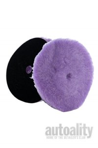 Lake Country Purple Foamed Wool Cutting Pad - 7.5" x 1" | For 7" Backing Plate 