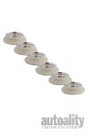 RUPES DA Ultra-Fine White Foam Pad - 1.25 Inch | 6-pk