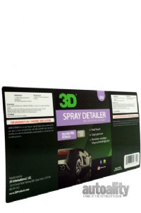 3D 503 Spray Detailer Secondary Label