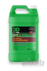 3D 510 ACA Premium Rubbing Compound - 128 oz