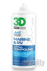 3D 620 Marine & RV Cutting Compound - 32 oz | Removes P1000 Grit Scratches, Oxidation & Swirls | High-Cut, No Filler, Low Dust Formula