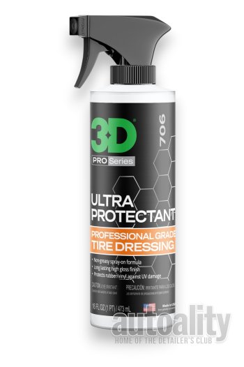 3D 706 Ultra Protectant - 16 oz. | Free Shipping Available - Autoality
