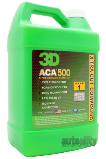 3D One - Professional Cutting, Polishing, and Finishing Compound for Paint  Correction, Auto Detailing and Buffing (8 oz.) : : Automotive