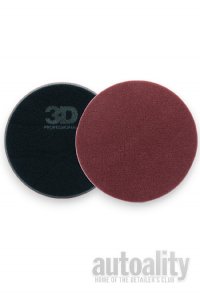 3D 7.5" Spider-Cut Burgundy Cutting Foam Pad