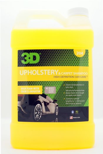 3D 204 Upholstery and Carpet Shampoo, 128 oz.