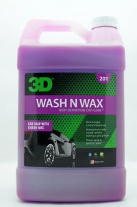3D 201 Wash & Wax, 128 oz.
