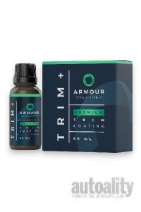 Armour Detail Supply Trim+ Coating - 50 ml | Black Dye-Infused Trim Restorer | 2 Year Durability