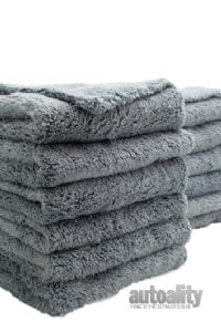 Edgeless 550 GSM Microfiber Towel | Grey | 16" x 16" | 144-pk