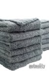 Edgeless 550 GSM Microfiber Towel | Grey | 16" x 16" | 12-pk