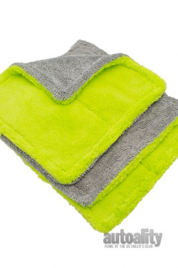 Autofiber | Amphibian Mini Microfiber Glass Towel Green/Gray (3-pack)