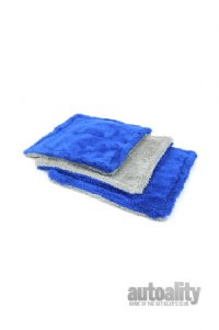 Autofiber Amphibian Mini Glass Towel - 3-pk | Blue/Grey