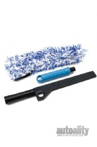 Autofiber Barrel Blade Wheel Brush with Plush Cover