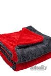 Autofiber Dreadnought Jr. Detailing Towel - 2-pk | Red/Dark Grey