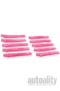 Autofiber Detail Stix Refill Covers - Microfiber Plush | Narrow | Pink | 10pk