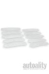 Autofiber Detail Stix Refill Covers - Microfiber Terry | Wide | White | 10pk