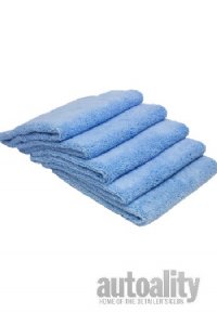 Autofiber Elite Edgeless Microfiber Towel - Blue | 5-pk