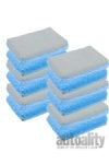 Autofiber Saver Half Microfiber Half Suede Applicator - 12-pk | Blue/Grey | Thin