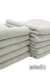 Autofiber Korean Pearl 450 Edgeless Microfiber Towel - 10-pk | Light Grey