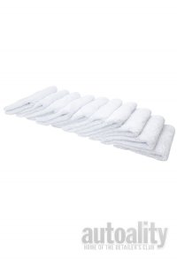Autofiber Korean Plush 470 Edgeless Microfiber Towel - 10-pk | White