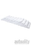 Autofiber Korean Plush 470 Edgeless Microfiber Towel - 10-pk | White