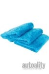 Autofiber Korean Plush 550 Edgeless Microfiber Towel - 3-pk | Teal Blue