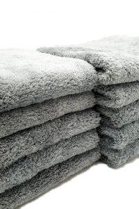 Autofiber Korean Plush 470 Edgeless Microfiber Towel - 10-pk | Grey