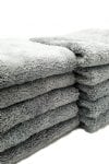 Autofiber Korean Plush 470 Edgeless Microfiber Towel - 10-pk | Grey