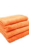 Autofiber Korean Plush 470 Edgeless Microfiber Towel - 4-pk | Orange