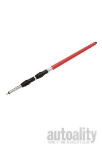 Autofiber Mitt On A Stick Extra Long Telescoping Pole Extension - Red