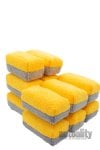 Autofiber Saver Microfiber Applicator - 12-pk | Gold/Grey | Mini