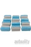 Autofiber Saver Half Microfiber Half Suede Applicator - 12-pk | Blue/Grey | Mini
