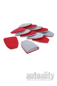 Autofiber Saver Finger Applicator Mitts - 12-pk | Red/Grey