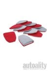 Autofiber Saver Finger Applicator Mitts - 12-pk | Red/Grey