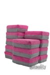 Autofiber Saver Microfiber Applicator - 12-pk | Pink/Grey | Thick