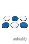 Autofiber U.F.O. Upholstery/Fabric Orbital Microfiber Pads - 3 Inch | 6-pk