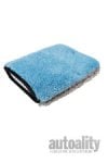 Autofiber Zero Cuff Soft Plush Microfiber Wash Mitt - Blue/Grey