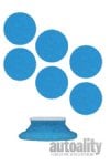 Buff and Shine 154CR | 1" Uro-Tec Coarse Blue Heavy Cut Foam Pad - 6pk
