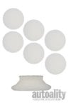 Buff and Shine 192CR | 1" Uro-Tec White Finishing Foam Pad - 6pk