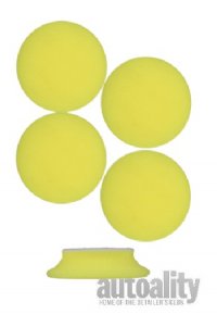 Buff and Shine 234CR | 2" Uro-Tec Yellow Polishing Foam Pad - 4pk