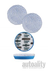 Buff and Shine 3KFWBW | 3" Uro-Wool Blue/White Cutting Pad - 2pk