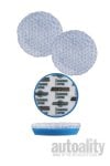 Buff and Shine 3KFWBW | 3" Uro-Wool Blue/White Cutting Pad - 2pk